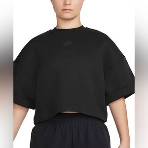 Nike Black Slight Crop Shirt